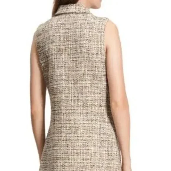 Theory Tweed Sleeveless Military Minidress | NWT | Size 4 - Picture 5 of 8